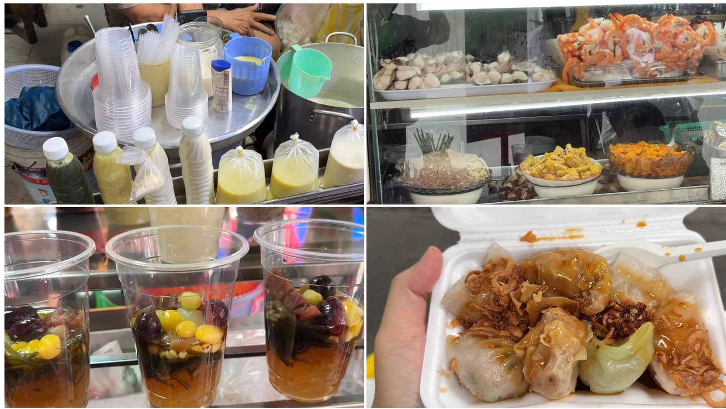 Khu vực quanh chợ Tân Định có nhiều hàng quán bình dân, nổi bật với các món ăn đa dạng được người dân địa phương yêu thích - Ảnh: ĐỖ ĐẠT
